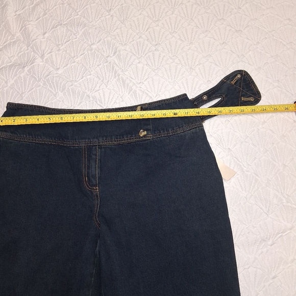 Vintage Harve Benard by benard Holtzman Dark Blue Straight Leg Jeans Size 14 - Picture 13 of 17